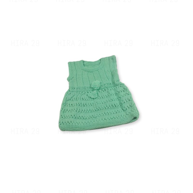 Green Hand Knitted Frock